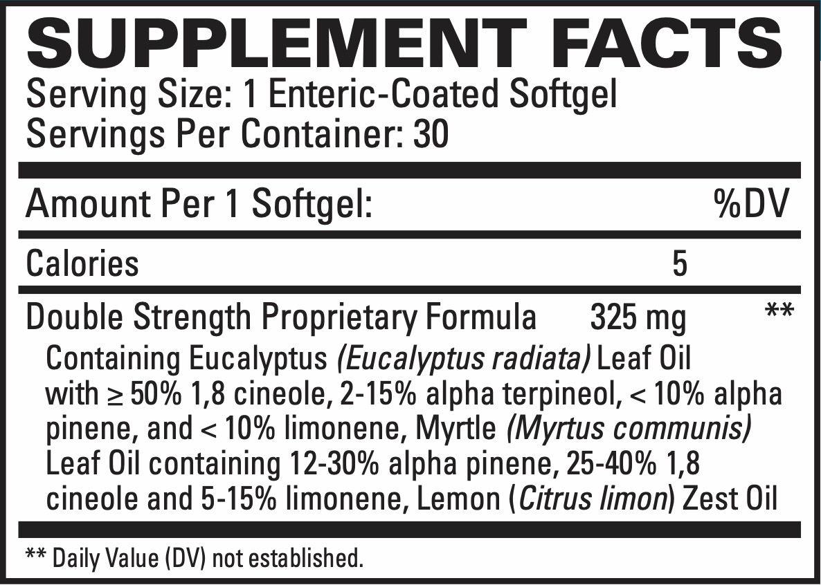 Sinutol Extra Strength supplement facts