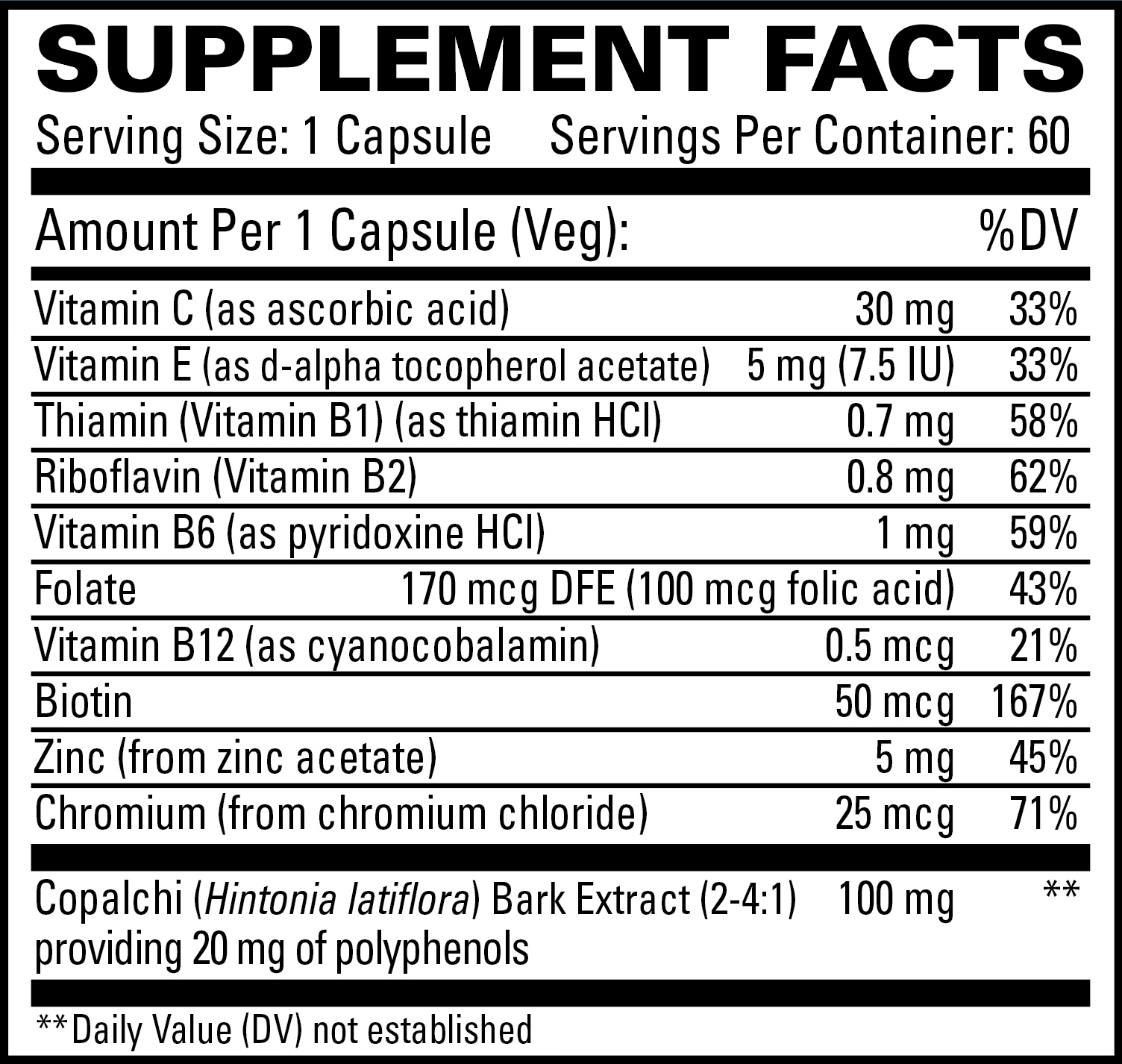 Sucontral D supplement facts